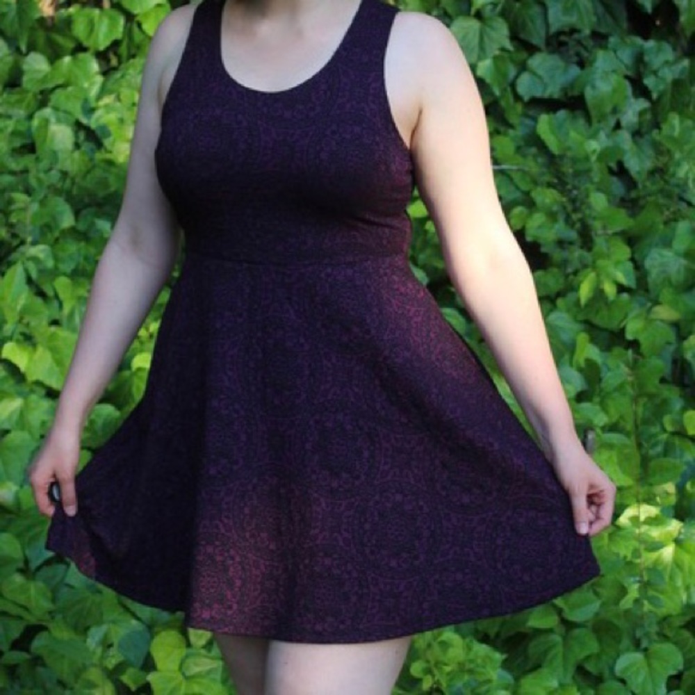 Stitch Fix 41 Hawthorn Arlinda dress purple black